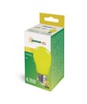 E27 4,9W Gul LED-pære - A50, mattet