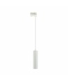MADARA MINI II 3-faset skinnespot pendel - Hvit, GU10, Ø5,5cm, uten lyskilde