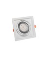 GU10 Maxi Uno innfellingsspot til AR111 - Hvit, 186x186 mm, IP20, uten lyskilde