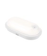 20W LED Technic lampe - IP54, IK07, Oval, 4000K, PIR sensor