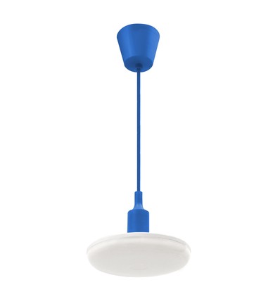 18W ALBENE ECO LED pære - 1400lm, IP20, varm hvit, hvit med blå ledning