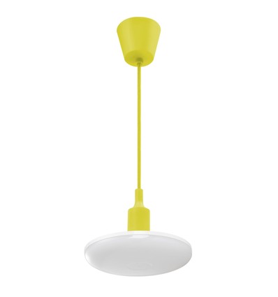 18W Albene Eco LED pendel, Gul - 1400lm, 3000K, varm hvit, dekorativ taklampe