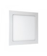 12W 17x17cm LED innbyggingspanel - 3000K (Varm hvit)