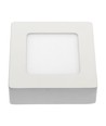 6W 12x12cm LED påbygningspanel - 3000K (Varm hvit)