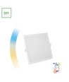 12W Algine Smart CCT downlight panel - Wi-Fi dimbar, 16,2x16,2 cm, firkantet, justerbar lysfarge