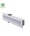 117cm 36W ALL-DAY LED armatur - 3200lm, 4000K, sølv, IP20, 5 års garanti