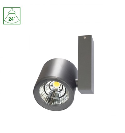 16W LED taklampe - Sølv, inkl. lyskilde
