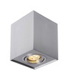 Chloe GU10 takspot - Firkantet, sølv, aluminium, IP20 innendørs, uten lyskilde