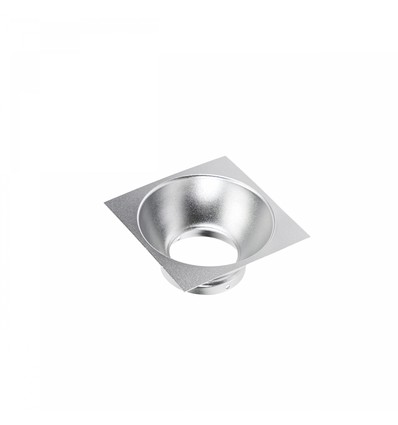 Sølv kvadratisk reflektor til Chloe Elemento - 90x90 mm, aluminium, IP20, max 50W