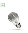 E27 2,5W LED pære - A60, Modernshine, sort effekt, 150lm, 270°