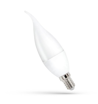 E14 8W LED kronepære - 710lm, varm hvit, 160° lysspredning
