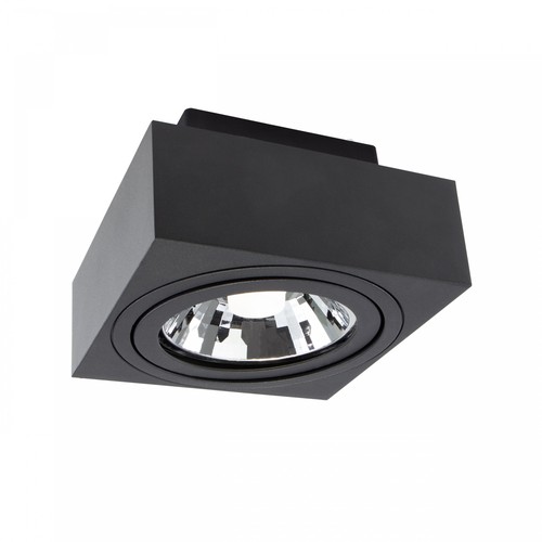 Mirora AR111 Overflate GU10 - 250V, IP20, 145x145x85mm, Svart, Firkantet, Justerbar, Spot, Uten Lyskilde