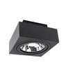 Mirora AR111 Overflate GU10 - 250V, IP20, 145x145x85mm, Svart, Firkantet, Justerbar, Spot, Uten Lyskilde