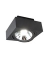 Mirora AR111 Overflate GU10 - 250V, IP20, 145x145x85mm, Svart, Firkantet, Justerbar, Spot, Uten Lyskilde