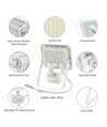 20W lyskaster med sensor - IP44, varmhvit, hvit, med sensor