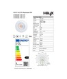 2.8W HiluX D1 Gen3 Full Spectrum LED innfellingsspot RA97 - 3000K, Sort