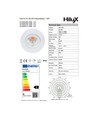 D3 Tilt360 Full Spectrum LED innfellingsspot RA97 - 2700K, Hvit