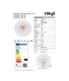 D8 Tilt360 LED downlight RA97 - 3000K, Sort