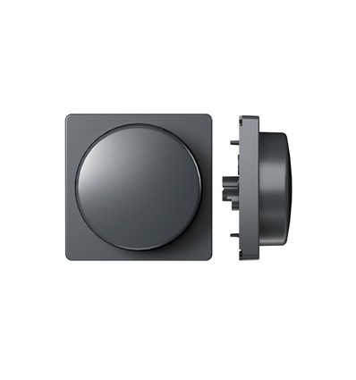 Front til ZigBee dreie dimmer - Koksgrå