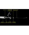 120cm 38W Dura69 LED-armatur, gjennomfortrådet - IP69, 150+lm/W, IK08