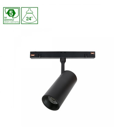 10W SHIFT Spot M - 24°, sort, 44x157x178mm, 2-krets