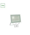 50W Noctis Lux 3 LED lyskaster med sensor - 4000K, IP44, hvit, utendørs