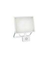 50W Noctis Lux 3 LED lyskaster med sensor - 4000K, IP44, hvit, utendørs