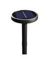 1W Solara Plato solcelle hagelampe, CCT - IP65, sort, inkl. spyd, 3000K/4000K/6000K, 3.2V