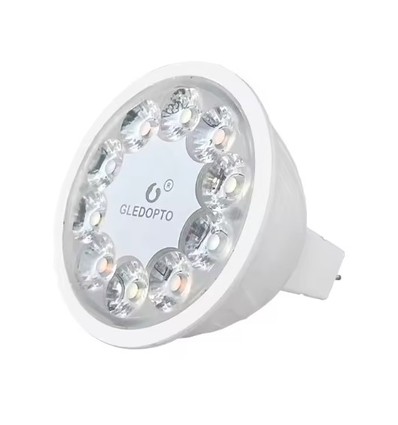 GU5.3 5W Zigbee LED-pære - 12V/24V, MR16, Hue-kompatibel, RGB+CCT