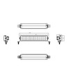 120W Bar Combo - LED lysbjelke, dual posisjonslys, E-godkjent, arbeidslampe