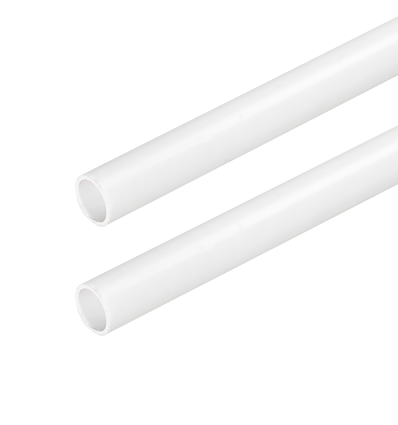 PVC elektrisk rør Ø16mm - 2 meter, hvit