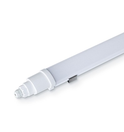 150cm 48W vanntett komplett LED-armatur, gjennomgangskoblet - IP65