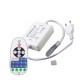 RF trådløs timer+dimmer med fjernkontroll - Inkl. endestykke, til 230V 8x16 CLIP-ON Neon Flex, minnefunksjon, maks. 50 m