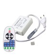 RF trådløs timer+dimmer med fjernkontroll - Inkl. endestykke, til 230V 8x16 CLIP-ON Neon Flex, minnefunksjon, maks. 50 m