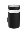 9W Torre ring vegglampe - IP54 utendørs, rund, CCT, 3 lysfarger, sort, inkl. lyskilde