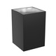 9W Torre vegglampe - IP54 utendørs, CCT, firkantet, 3 lysfarger, sort, inkl. lyskilde