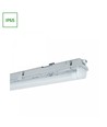 Limea H LED armatur - Inkl. 1x 24W 150cm T8 LED rør, IP65 vanntett, gjennomgangskobling