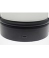 Oppladbar LED bordlampe Innendørs/utendørs - Svart, dimbar, IP54 utendørs