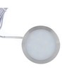 Ø6cm Sono60 møbelspot RA92 - 12V DC, Mål: Ø6 cm, utenpåliggende, skapbelysning, børstet stål