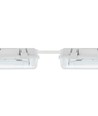Limea H LED dobbeltarmatur - Inkl. 2x 24W 150cm T8 LED rør, IP65 vanntett, gjennomgangskobling