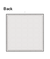 60x60 CCT LED-panel, 36W - Høyde: 35mm, 140lm/W, sort kant