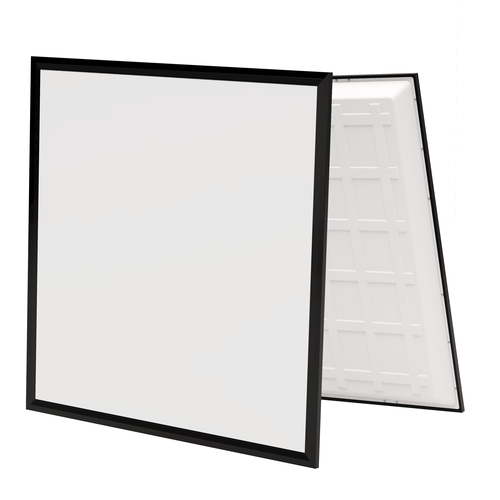 60x60 CCT LED-panel, 36W - Høyde: 35mm, 140lm/W, sort kant