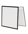 60x60 CCT LED-panel, 36W - Høyde: 35mm, 140lm/W, sort kant