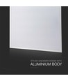 60x60 LED-panel, 36W - Høyde:33mm, hvit kant