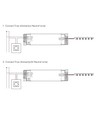 36W dimbar LED driver - Triac faseavsnittdimmer + push dim, passer våre 29W+36W store LED paneler