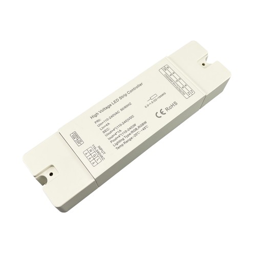 RGB-kontroller til 230V RGB CLIP-ON LED-stripe - Inkl. endestykke, RF, 230V, 50m