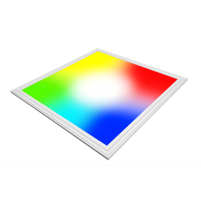 60x60 Zigbee RGB+CCT LED-panel, 36W - Hvit kant