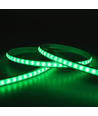 5m 9W/m RGB CLIP-ON LED-strip - 230V, IP67 vanntett, hvitt deksel, 60 LED