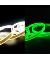 25m Selvlysende arbeidslys 230V LED strip - IP67, 180 LED/m, 11W/m, 1000 lm/m, 4000K