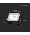 10W LED-lyskaster - Samsung LED-chip, arbeidslampe, utendørs